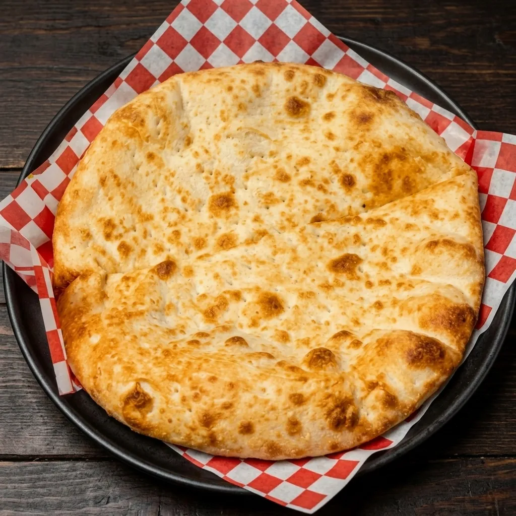 Fresh tandoor-baked Afghani naan at Afghan Chatkhara Restaurant, Calgary NE
