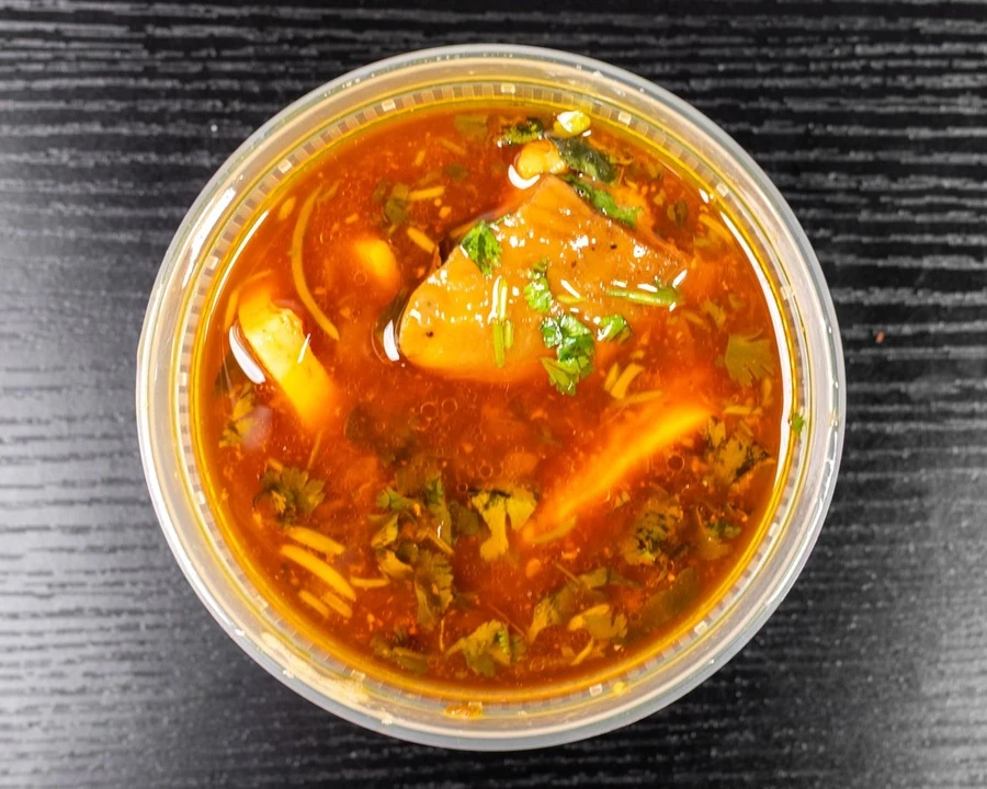 Beef paya in a savoury broth at Afghan Chatkhara Restaurant, Castleridge, Calgary